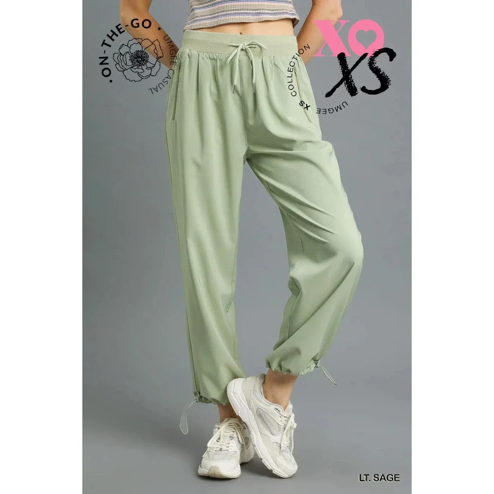 XC4698 LS Umgee Drawstring Jogger Pants Various Sizes